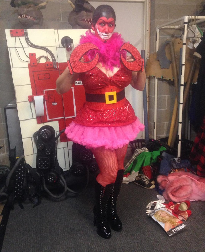 Villainous Lobster-Chic Sequined Costume